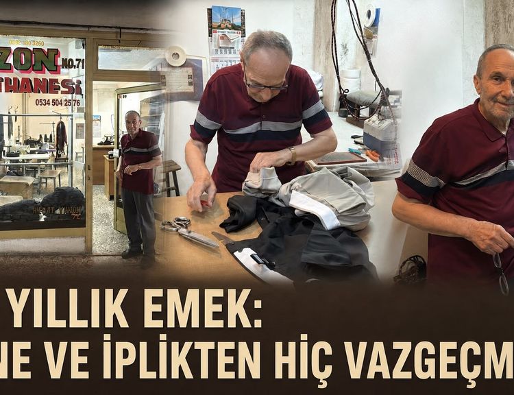 61 yıllık emek: İğne ve iplikten hiç vazgeçmedi