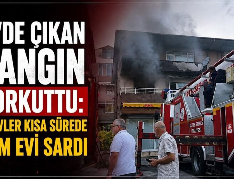 Evde çıkan yangın korkuttu: Alevler kısa sürede tüm evi sardı