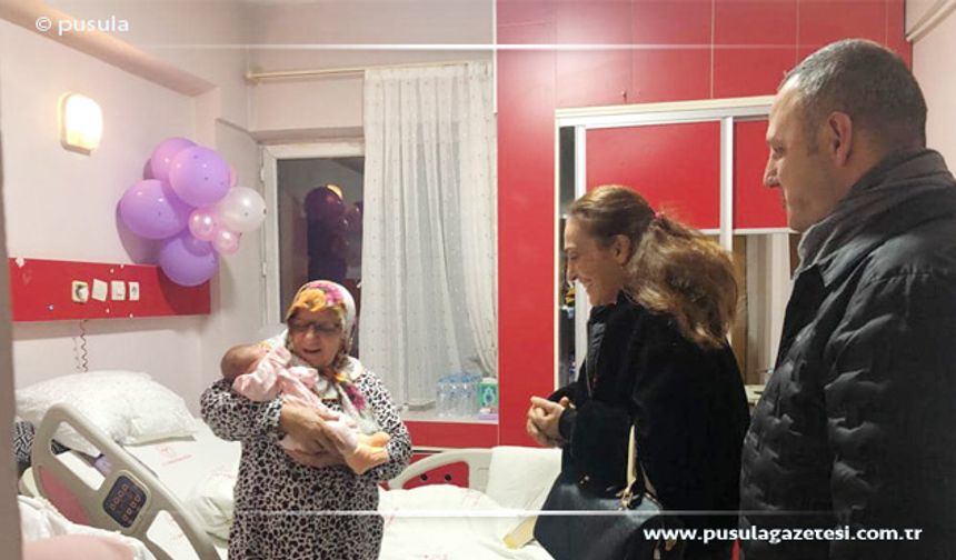 Ömer Selim Alandan hastaneye yeni yıl ziyareti