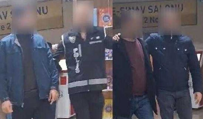 Başka adayların yerine ehliyet sınavına giren 2 şüpheli gözaltında