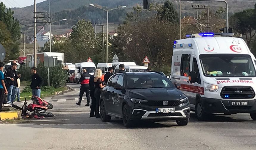 Kavşakta kaza: 1 kişi ağır yaralandı
