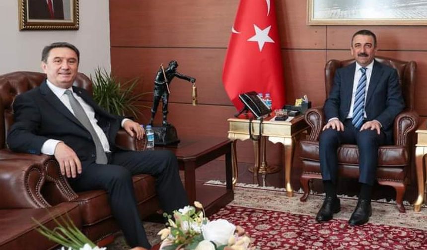 Başkan Tahsin Erdem’den Vali Osman Hacıbektaşoğlu'na ziyaret
