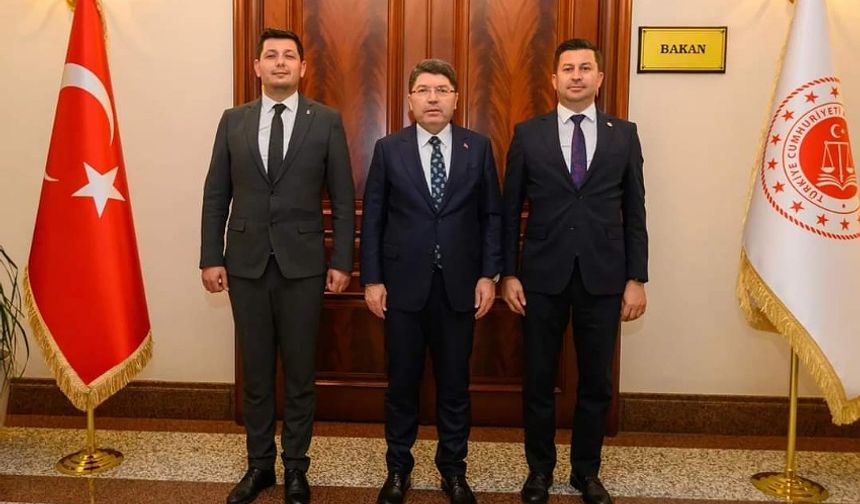 Kamil Altun, Adalet Bakanı Yılmaz Tunç ile bir araya geldi