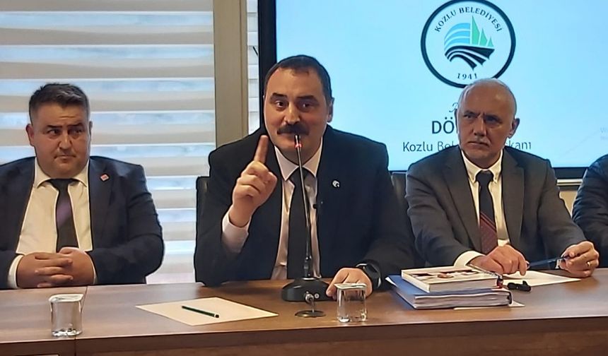 Altuğ Dökmeci, Kozlu Belediyesi'nin borcunu açıkladı