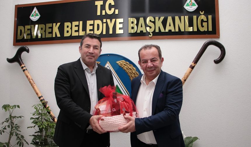 Özcan Ulupınar, Bolu Belediye Başkanı Tanju Özcan’ı ağırladı
