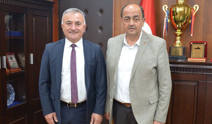 Murat Sesli, Başkan Gökhan Mustafa Demirtaş’ı ziyaret etti