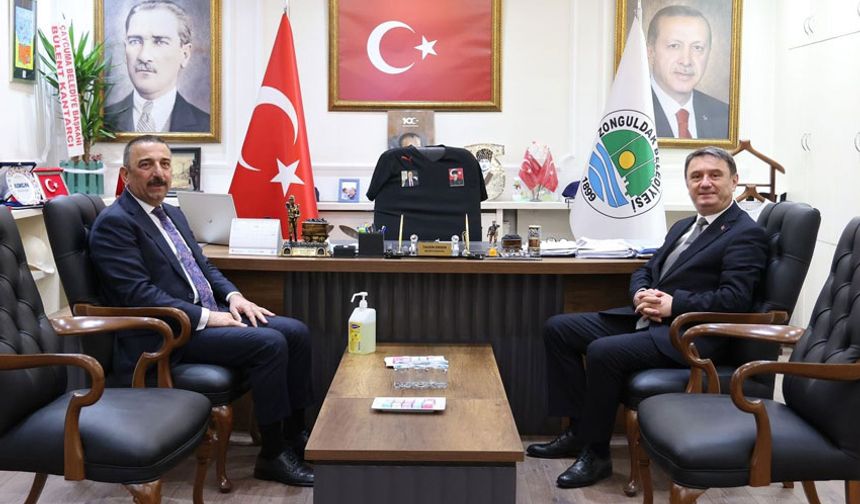 Vali Osman Hacıbektaşoğlu'ndan Başkan Tahsin Erdem'e ziyaret: Konu Zonguldak
