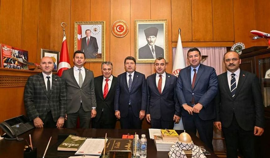 Zonguldak heyetinden Adalet Bakanı Yılmaz Tunç’a ziyaret