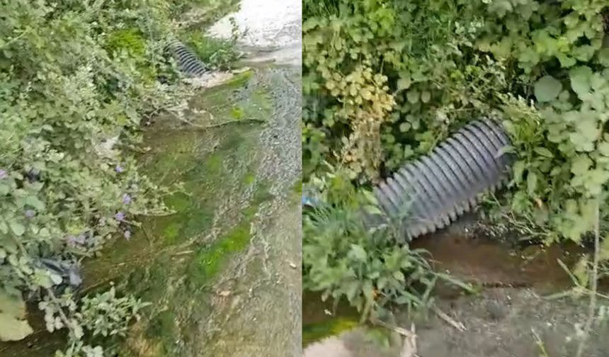 Esenköy'ün kanalizasyonu Ilıksu Plajı'na ve içme suyuna akıyor!