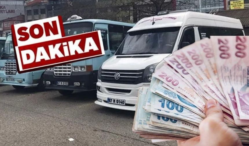 Zonguldak hazırlan: Dolmuş ücretleri 40 TL oluyor