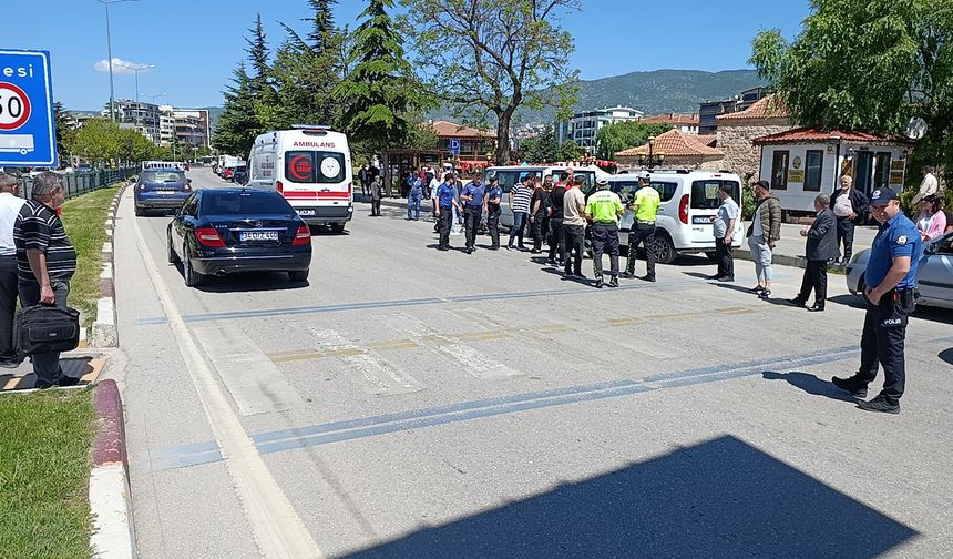 Motosikletin çarptığı Hasan Erdem ağır yaralandı