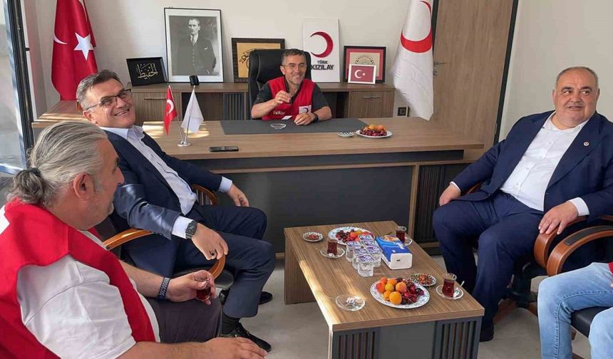 Milletvekili Yusuf Ziya Aldatmaz’dan Kızılay Başkanı Nihat Yalçın’a ziyaret