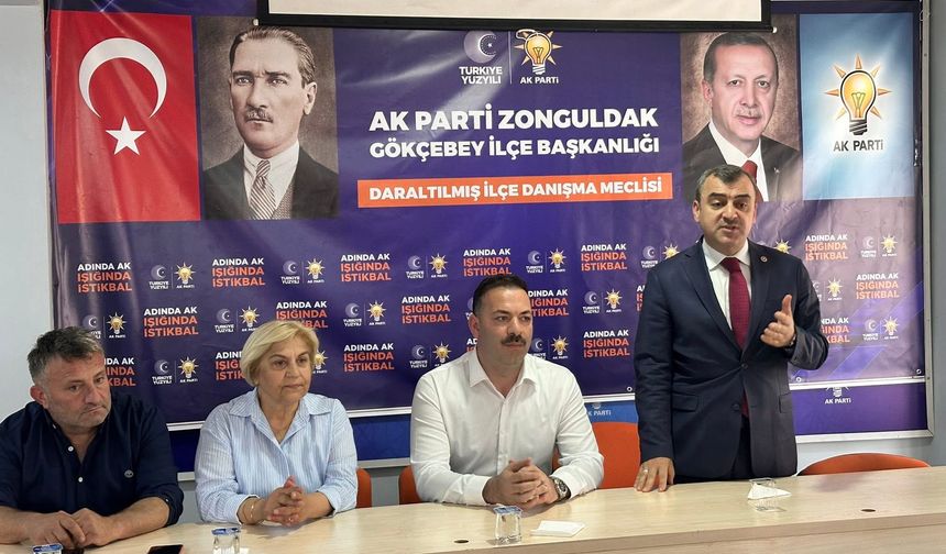 AK Parti Gökçebey İlçe Başkanlığı’nda bayramlaşma programı