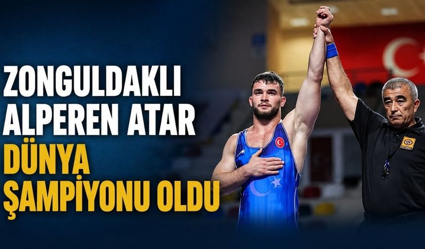Zonguldaklı Alperen Atar dünya şampiyonu oldu