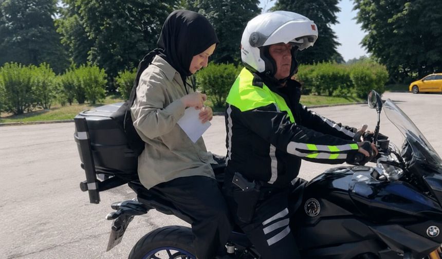 Şahin timleri sınava 1 dakika kala genç kızı yetiştirdi