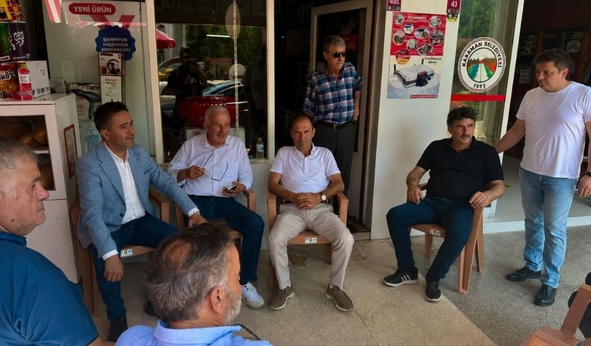 AK Parti Teşkilatı Karaman beldesinde temaslarda bulundu