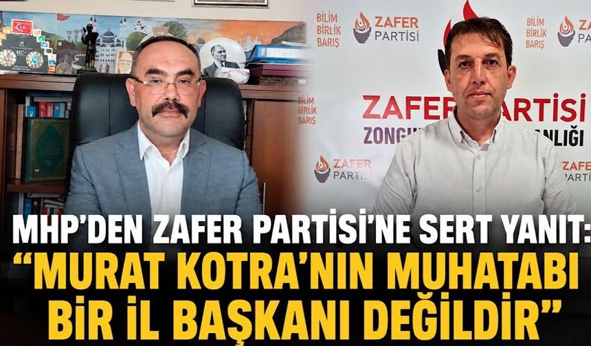 MHP'den Zafer Partisi'ne sert yanıt: "Murat Kotra'nın muhatabı bir il başkanı değildir"