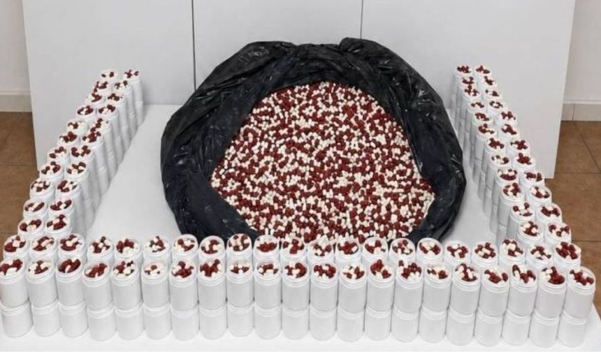 25 bin 500 sentetik hap ele geçirildi
