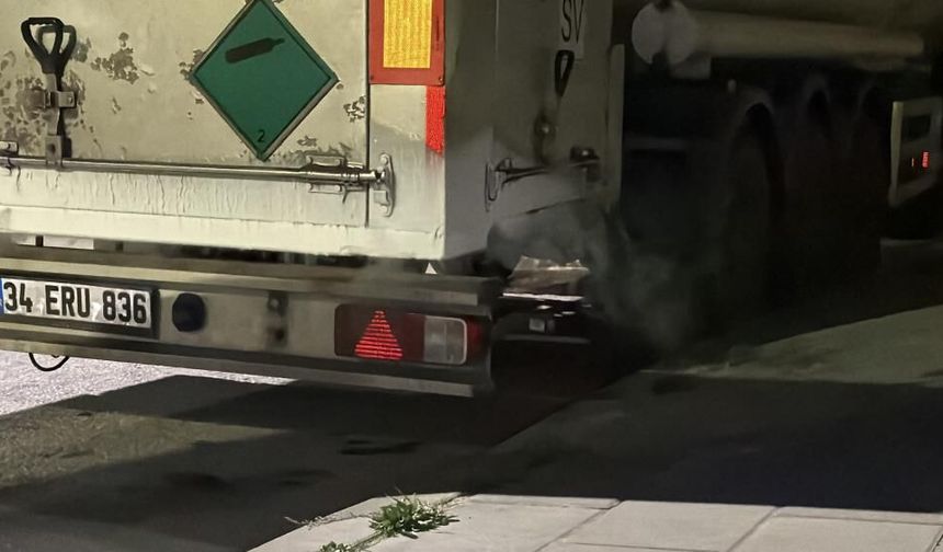 Tankerden çıkan azot gazı sızıntısı korkuttu