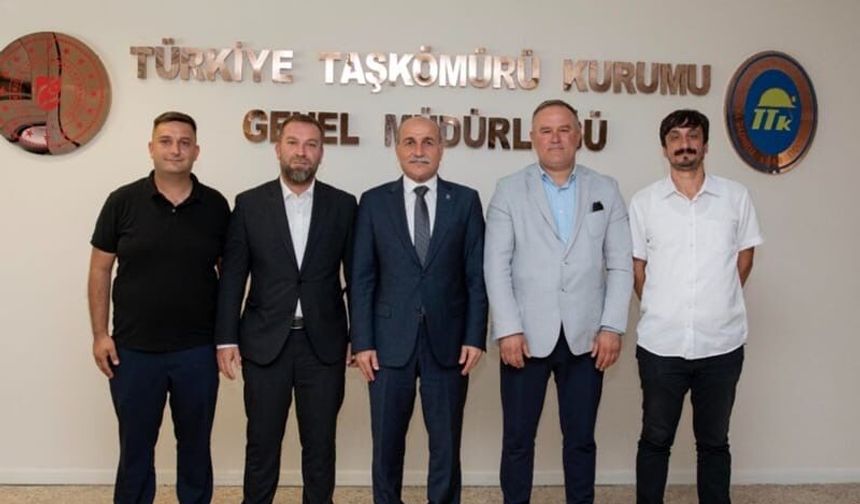 GMİS Merkez Şube Yönetiminden TTK Genel Müdürü Muharrem Kiraz'a ziyaret