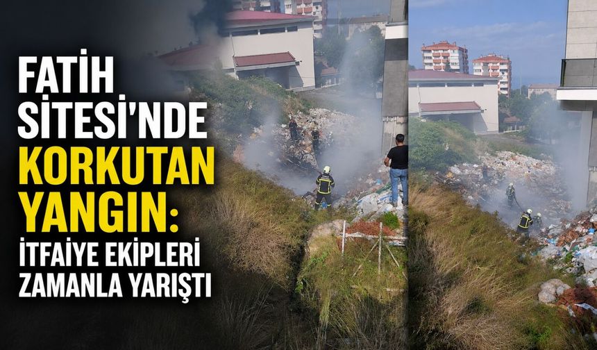 Fatih Sitesi’nde korkutan yangın: İtfaiye ekipleri zamanla yarıştı
