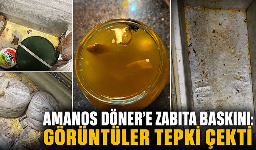 Amanos Döner’e zabıta baskını: Görüntüler tepki çekti