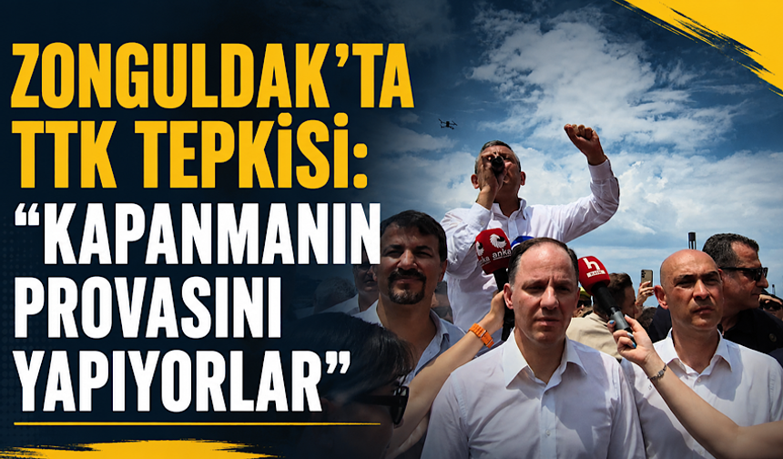 Zonguldak’ta TTK tepkisi: “Kapanmanın provasını yapıyorlar”