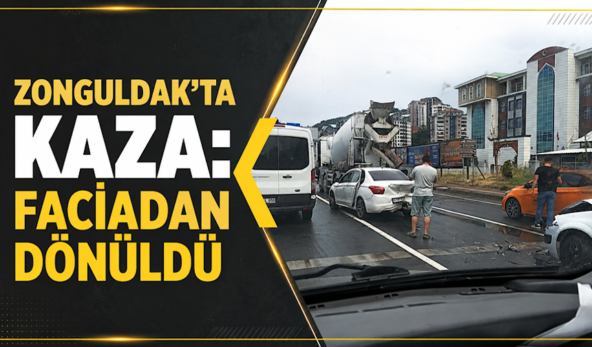 Zonguldak’ta kaza: Faciadan dönüldü