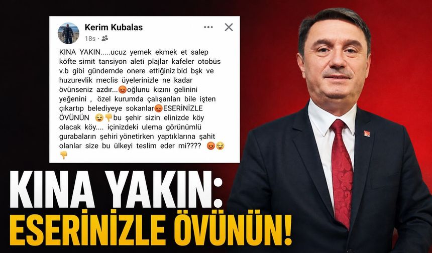 Kına yakın: Eserinizle övünün!