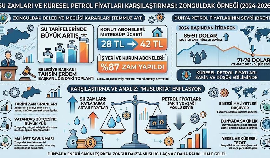 Suya yüzde 87 zam tartışması: "Petrol düşerken su neden arttı?"