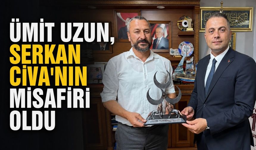 Ümit Uzun, Serkan Civa'nın misafiri oldu