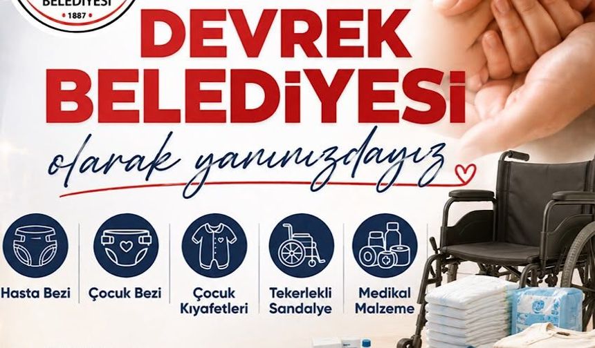 Devrek Belediyesi: "İhtiyaç duyulan her noktada yanınızdayız"