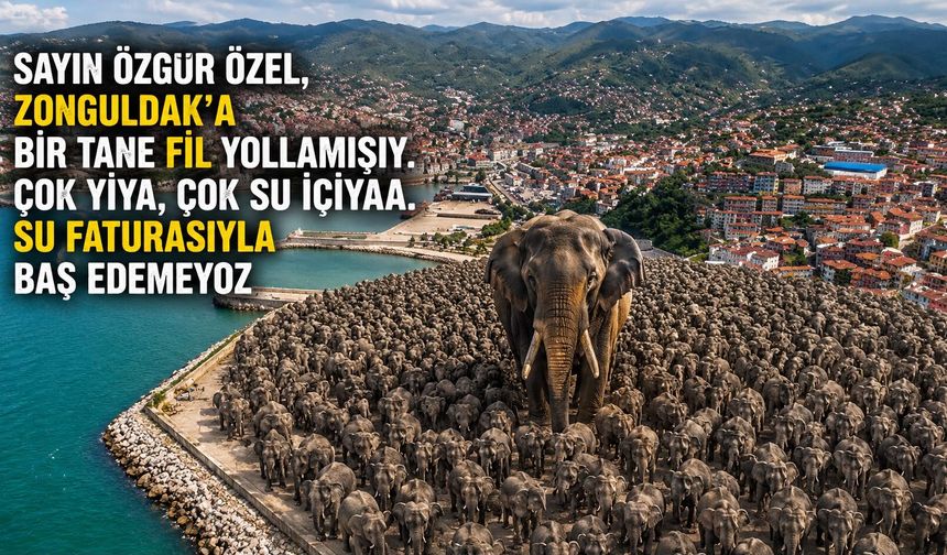 Yöresel şiveyle su zammı tepkisi