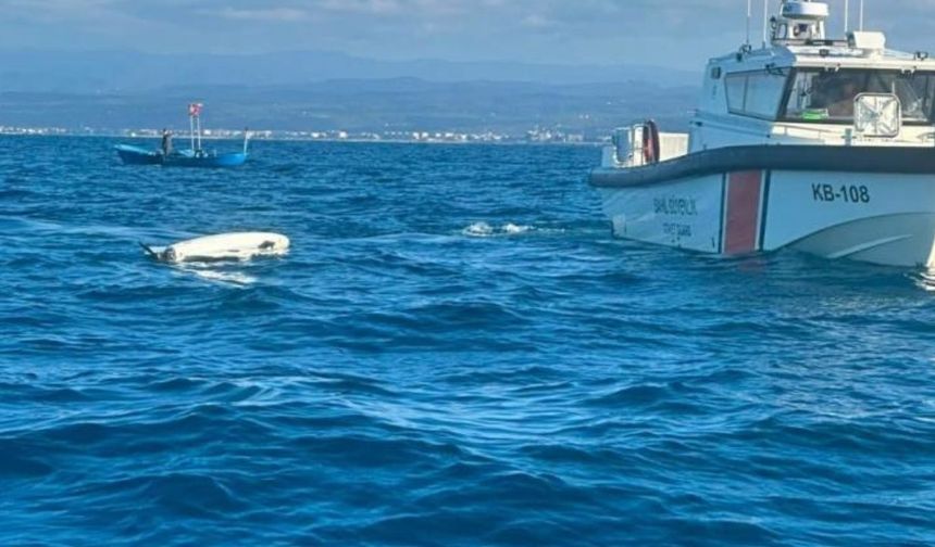 Balık tutmak için açıldıkları denizde dron buldular