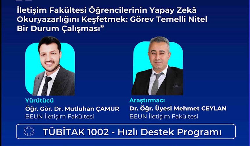 BEUN'dan yapay zeka hamlesi: TÜBİTAK'tan destek geldi