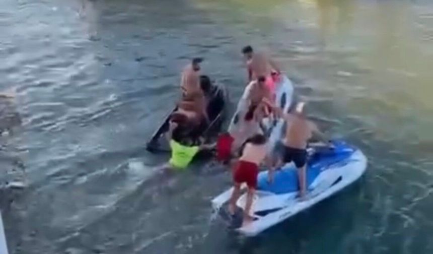 Jetski kazası: 1'i ağır 2 yaralı