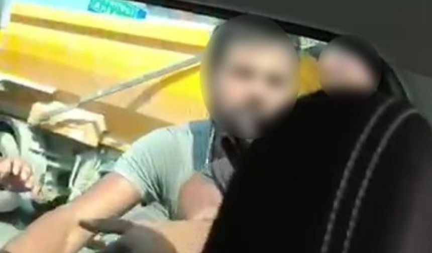 Trafikte 'sıkıştırma' kavgası