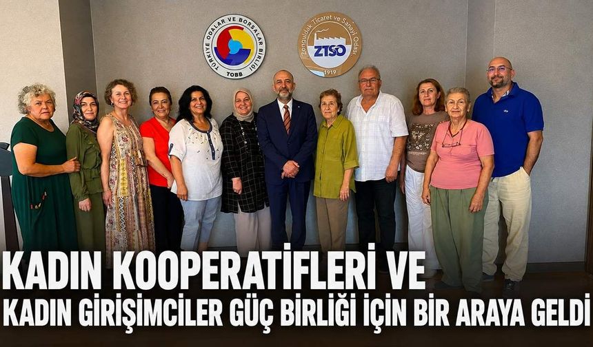Kadın kooperatifleri ve kadın girişimciler güç birliği için bir araya geldi