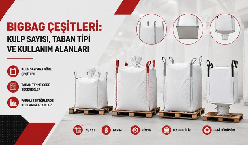 Bigbag Çeşitleri: Kulp Sayısı, Taban Tipi ve Kullanım Alanları