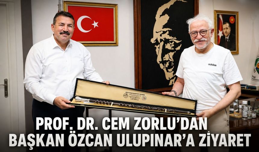 Prof. Dr. Cem Zorlu’dan Başkan Özcan Ulupınar’a ziyaret