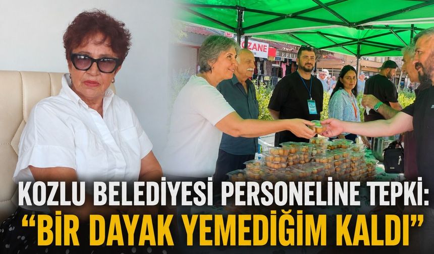 Kozlu Belediyesi personeline tepki: “Bir dayak yemediğim kaldı”