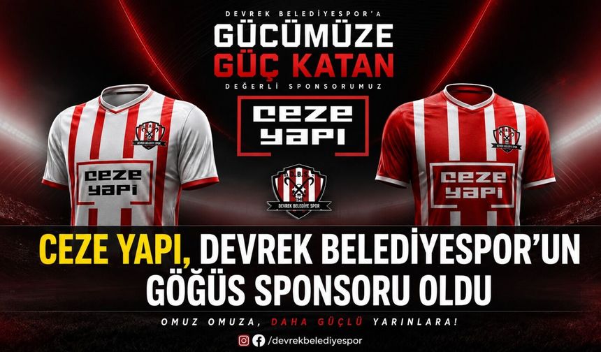 CEZE YAPI, Devrek Belediyespor’un göğüs sponsoru oldu