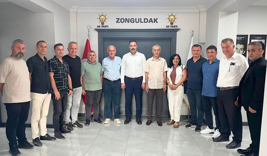 Çaycuma ve Çevre Köyleri Derneği’nden İl Başkanı Mustafa Çağlayan’a ziyaret
