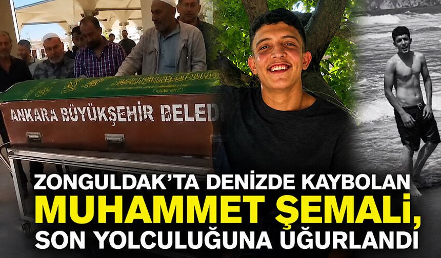 Zonguldak’ta denizde kaybolan Muhammet Şemali, son yolculuğuna uğurlandı