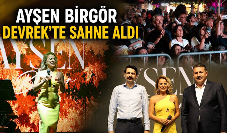 Ayşen Birgör Devrek’te sahne aldı