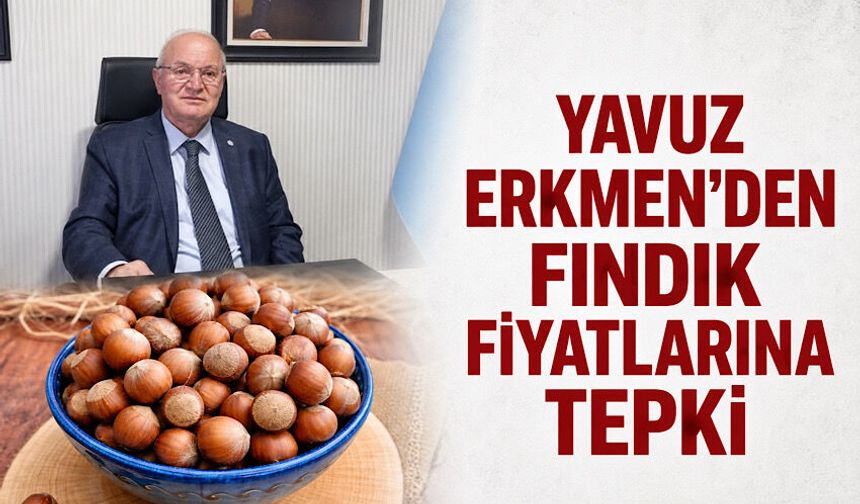 Yavuz Erkmen’den fındık fiyatlarına tepki