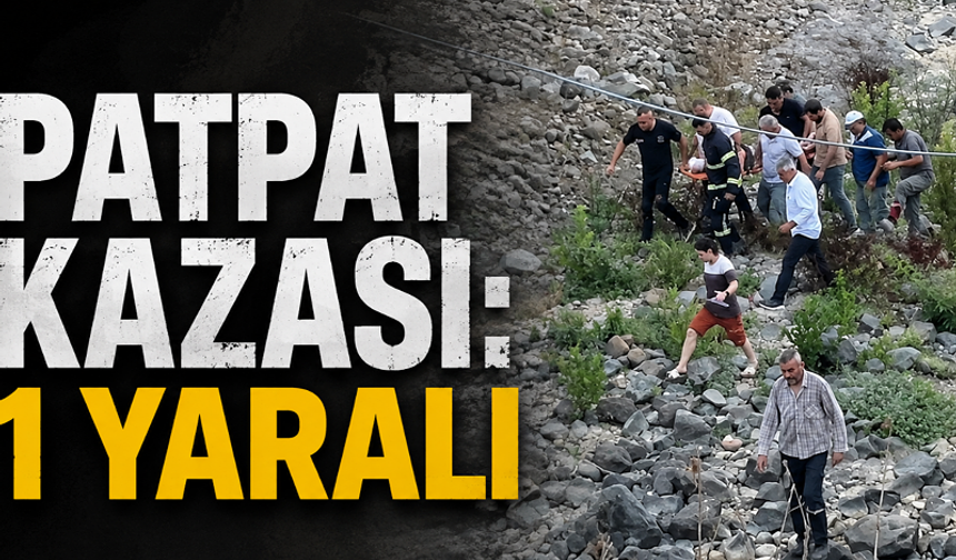 Kozlu'da patpat uçurumdan yuvarlandı: 1 yaralı