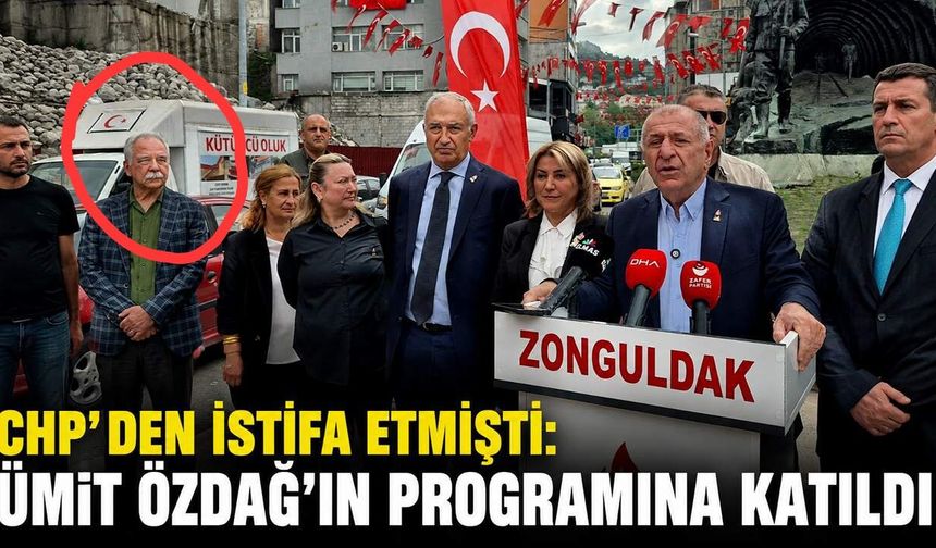 CHP'den istifa etmişti: Ümit Özdağ'ın programına katıldı