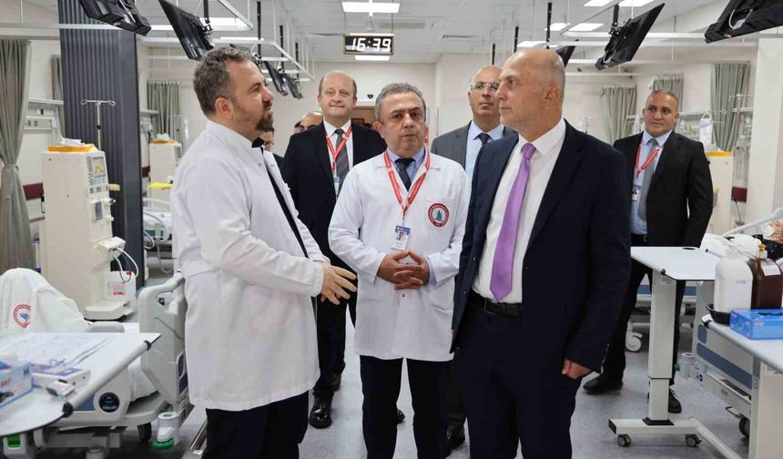 Rektör Ahmet Ulusoy'dan BEUN Hastanesine ziyaret