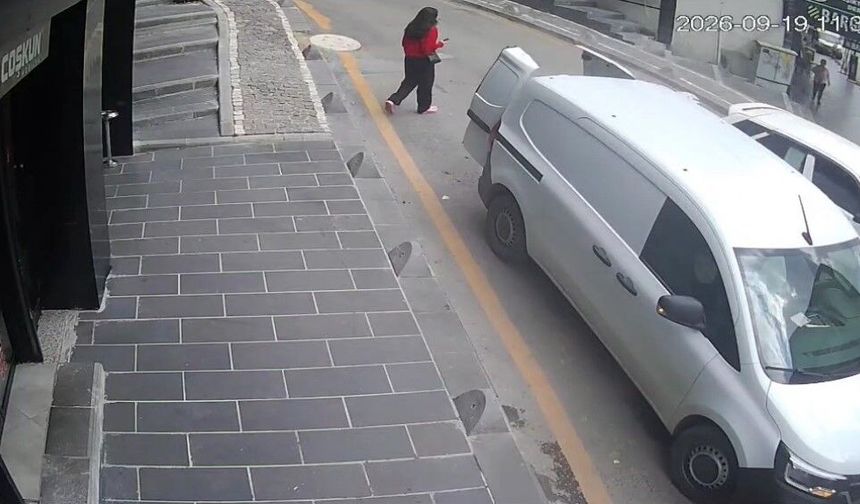 Yürekleri ağza getiren anlar kamerada